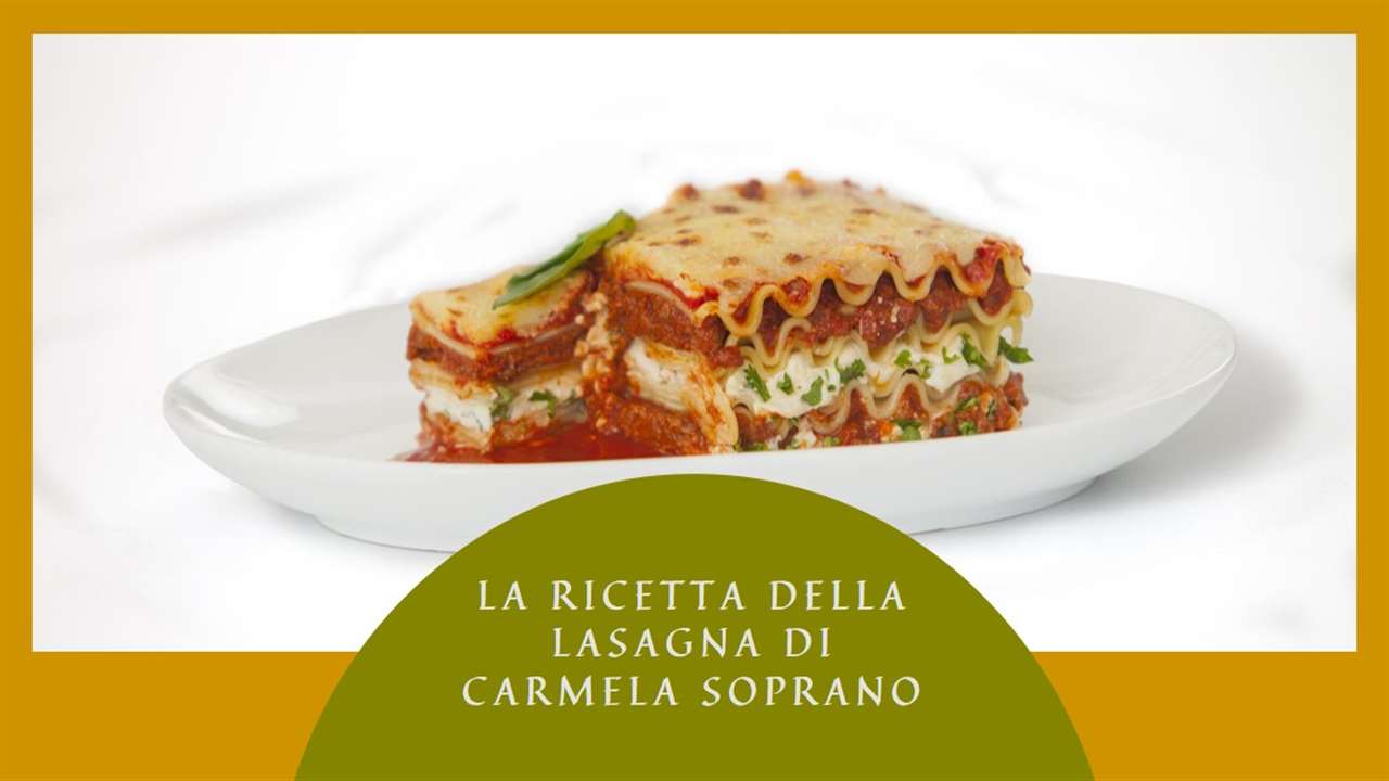 Carmela Soprano Lasagna Recipe